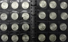 Ausländische Münzen und Medaillen Ägypten Lots
Album mit 78 versch. Silbergedenkmünzen ab ca. 1965, ca. 1 Kg Feinsilber.
meist Stempelglanz