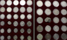 Ausländische Münzen und Medaillen Belgien Lots
Sammlung von 55 verschiedene Münzen in 2 Leuchtturmschubern ab 1833. Dabei 38 Silbermünzen, u.a. 19 X ...