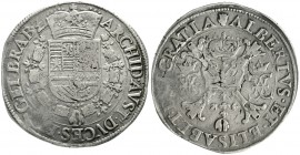 Ausländische Münzen und Medaillen Belgien-Brabant Albert und Isabella, 1598-1621
Patagon o.J. Antwerpen.
sehr schön, kl. Schrötlingsrisse