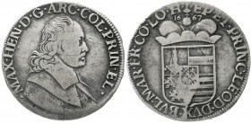 Ausländische Münzen und Medaillen Belgien-Lüttich, Bistum Maximilian Heinrich v. Bayern, 1650-1688
Dukaton 1667, Lüttich. schön/sehr schön, übl. Stem...