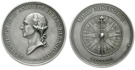 Ausländische Münzen und Medaillen Dänemark Christian VII., 1766-1808
Silbermedaille 1793 von D. J. Adzer. Auf den dänischen Staatsminister Peter Graf...