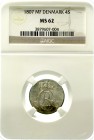 Ausländische Münzen und Medaillen Dänemark Christian VII., 1766-1808
4 Skilling 1807 MF. NGC Grading MS 62