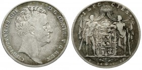 Ausländische Münzen und Medaillen Dänemark Christian VIII., 1839-1848
Speciesdaler 1847 FF. schön/sehr schön, schöne Patina