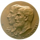 Ausländische Münzen und Medaillen Dänemark Christian X., 1912-1947
Bronzegußmedaille 1936 von W.P. Larsen. Linguistenkongress in Kopenhagen. 86 mm.
...