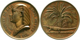 Ausländische Münzen und Medaillen Frankreich Konsulat unter Napoleon Bonaparte, 1799-1804
Bronzemedaille An VII (1799) v. Galle (Denon). Eroberung Ob...