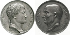 Ausländische Münzen und Medaillen Frankreich Napoleon I., 1804-1814, 1815
Silbermedaille o.J.(1807) von Andrieu und Denon Aufenthalt Napoleons in Ost...