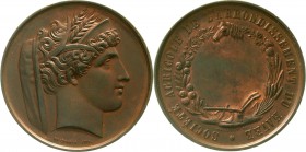 Ausländische Münzen und Medaillen Frankreich Dritte Republik, 1870-1940
Bronze-Prämienmedaille o.J. (nach 1881) v. Massonet (Hrsg.). Landwirtschaftl....