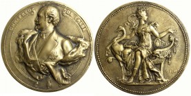 Ausländische Münzen und Medaillen Frankreich Dritte Republik, 1870-1940
Bronzegussmedaille 1889 v. Gustave J.-B. Deloye. Brb. Christian Frederik (de)...