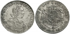 Ausländische Münzen und Medaillen Frankreich-Straßburg, Bistum Ludwig Constantin von Rohan, 1756-1779
1/2 Taler 1760, Oberkirch. Brustbild in geistli...