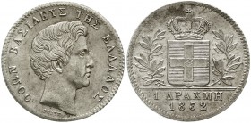 Ausländische Münzen und Medaillen Griechenland Otto von Bayern, 1832-1862
Drachme 1832. fast vorzüglich, kl. Randfehler