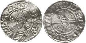 Ausländische Münzen und Medaillen Großbritannien Knut der Große 1016-1035
Penny, pointed helmet type, o.J. (1024-1030), London. EDGAR ON LVNDINE. 1,0...