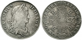 Ausländische Münzen und Medaillen Großbritannien Charles II., 1660-1685
Crown 1662. First bust. Mit Rose unter dem Brustbild.
schön/sehr schön