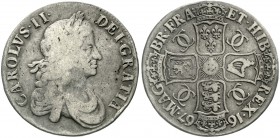 Ausländische Münzen und Medaillen Großbritannien Charles II., 1660-1685
Crown 1667. Second bust. DECIMO NONO.
schön/sehr schön