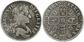 Ausländische Münzen und Medaillen Großbritannien Charles II., 1660-1685
Crown 1672. Third bust.
schön/sehr schön, Schrötlingsfehler, Kratzer