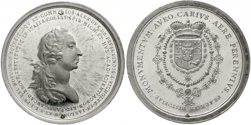 Ausländische Münzen und Medaillen Polen Stanislaus Leczynski, 1738-1766
Zinnmed...
