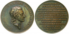 Ausländische Münzen und Medaillen Polen Stanislaus August, 1764-1795
Bronzemedaille 1782 von Holzhaeusser. Auf Christian Pfleiderer. 40 mm.
sehr sch...