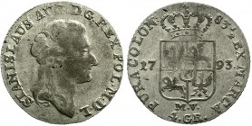 Ausländische Münzen und Medaillen Polen Stanislaus August, 1764-1795
4 Groschen 1793. sehr schön, leicht justiert