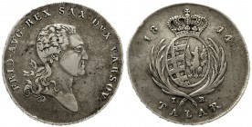 Ausländische Münzen und Medaillen Polen Friedrich August v. Sachsen, 1807-1814
Talar 1814 IB für das Großherzogtum Warschau. 23,00 g.
fast sehr schö...