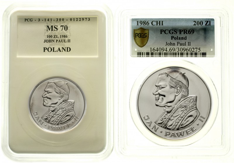 Ausländische Münzen und Medaillen Polen Volksrepublik Polen, 1952-1989
2 Raritä...