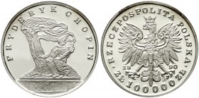 Ausländische Münzen und Medaillen Polen Republik Polen, seit 1989
100.000 Zlotych Silber 1990. Fryderyk Chopin.
Polierte Platte