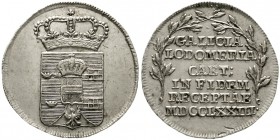 Ausländische Münzen und Medaillen Polen-Österreichische Prägungen für Galizien
Silbermedaille 1773 a.d. Zuteilung Galiziens und Lodomerias an Österre...