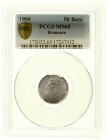 Ausländische Münzen und Medaillen Rumänien Carl I., 1866-1914
50 Bani 1900. Im PCGS-Blister mit Grading MS65.
Stempelglanz, schöne Patina, sehr selt...