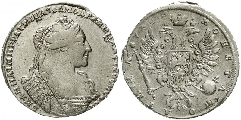 Ausländische Münzen und Medaillen Russland Anna Ivanovna, 1730-1740
Poltina (1/...
