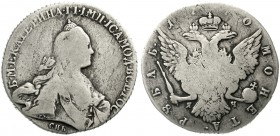 Ausländische Münzen und Medaillen Russland Katharina II., 1762-1796
Rubel 1770, St. Petersburg. Mmz. TI.
schön