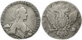 Ausländische Münzen und Medaillen Russland Katharina II., 1762-1796
Rubel 1771, St. Petersburg. Mmz. TI.
sehr schön