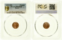 Ausländische Münzen und Medaillen Russland Alexander II., 1855-1881
Polushka 1855 BM, Warschau. PCGS Grading MS65RD (finest known, TOP POP)