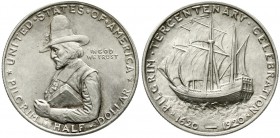 Ausländische Münzen und Medaillen Vereinigte Staaten von Amerika Gedenkmünzen
1/2 Dollar Pilgrim 1920, Philadelphia. vorzüglich/Stempelglanz