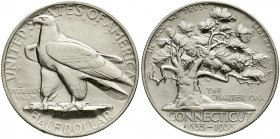 Ausländische Münzen und Medaillen Vereinigte Staaten von Amerika Gedenkmünzen
1/2 Dollar Connecticut 1935, Philadelphia. vorzüglich, etwas berieben...