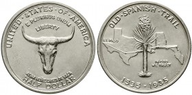 Ausländische Münzen und Medaillen Vereinigte Staaten von Amerika Gedenkmünzen
1/2 Dollar Old Spanish Trail 1935, Philadelphia. Auflage nur 10008 Ex....