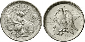Ausländische Münzen und Medaillen Vereinigte Staaten von Amerika Gedenkmünzen
1/2 Dollar Texas Centennial 1935 D, Denver. Auflage nur 10008 Ex.
Stem...