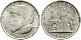 Ausländische Münzen und Medaillen Vereinigte Staaten von Amerika Gedenkmünzen
1/2 Dollar Elgine, Ill 1936, Philadelphia. fast Stempelglanz, min. Rand...