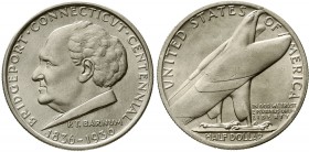 Ausländische Münzen und Medaillen Vereinigte Staaten von Amerika Gedenkmünzen
1/2 Dollar Bridgeport 1936, Philadelphia. fast Stempelglanz, winz. Krat...