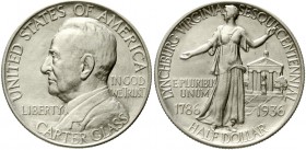 Ausländische Münzen und Medaillen Vereinigte Staaten von Amerika Gedenkmünzen
1/2 Dollar Lynchburg, VA 1936. vorzüglich, etwas gereinigt