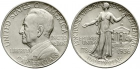 Ausländische Münzen und Medaillen Vereinigte Staaten von Amerika Gedenkmünzen
1/2 Dollar Lynchburg, VA 1936. vorzüglich/Stempelglanz