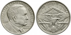 Ausländische Münzen und Medaillen Vereinigte Staaten von Amerika Gedenkmünzen
1/2 Dollar Arkansas/Robinson 1936, Philadelphia. vorzüglich/Stempelglan...