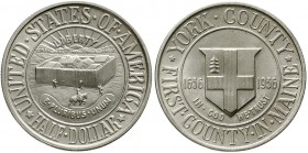 Ausländische Münzen und Medaillen Vereinigte Staaten von Amerika Gedenkmünzen
1/2 Dollar York County, Maine 1936, Philadelphia. fast Stempelglanz