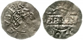 Römisch Deutsches Reich Deutsche Kaiser und Könige des Mittelalters Heinrich III., 1039-1056
Pfennig o.J. Dokkum Prägung des friesischen Grafen Bruno...