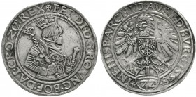 Römisch Deutsches Reich Haus Habsburg Ferdinand I., 1521-1564
Reichsguldiner zu 72 Kreuzern (Taler) 1558, Hall
sehr schön/vorzüglich, selten