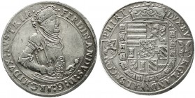 Römisch Deutsches Reich Haus Habsburg Erzherzog Ferdinand II., 1564-1595
Doppeltaler o.J. Ensisheim. 57,17 g.
schön/sehr schön, Felder gestichelt