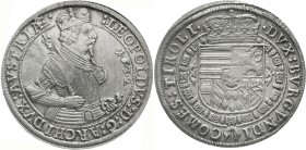 Römisch Deutsches Reich Haus Habsburg Erzherzog Leopold V., 1619-1632
Reichstaler 1632, Hall. sehr schön, kl. Kratzer und im Feld leicht bearbeitet