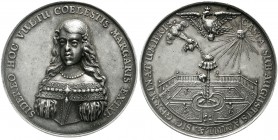 Römisch Deutsches Reich Haus Habsburg Leopold I., 1657-1705
Silbermedaille o.J.(1666) von Buchheim, Breslau. Auf die Hochzeit mit seiner ersten Frau,...