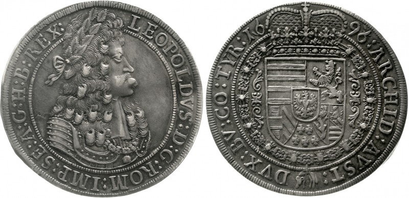 Römisch Deutsches Reich Haus Habsburg Leopold I., 1657-1705
Reichstaler 1696, H...