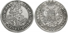 Römisch Deutsches Reich Haus Habsburg Leopold I., 1657-1705
1/2 Reichstaler 1701 KB, Kremnitz.
sehr schön, kl. Henkelspur