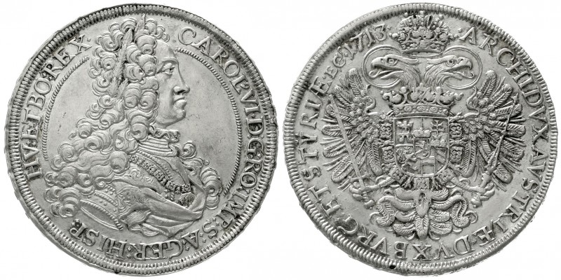 Römisch Deutsches Reich Haus Habsburg Karl VI., 1711-1740
Reichstaler 1713, Gra...