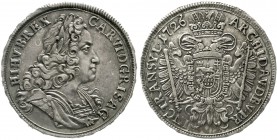 Römisch Deutsches Reich Haus Habsburg Karl VI., 1711-1740
1/2 Taler (Gulden) 1726 Siebenbürgen. Mit Randschrift.
gutes vorzüglich, schöne Patina, se...