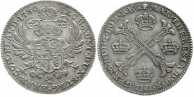 Römisch Deutsches Reich Haus Habsburg Maria Theresia, 1740-1780
Kronentaler 1780. Brüssel, Österreichische Niederlande.
sehr schön, kl. Justierspure...